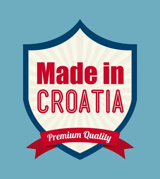 Croatia design — Stock Vector