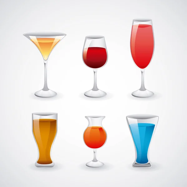 Σχεδιασμός ποτά — Διανυσματικό Αρχείο
