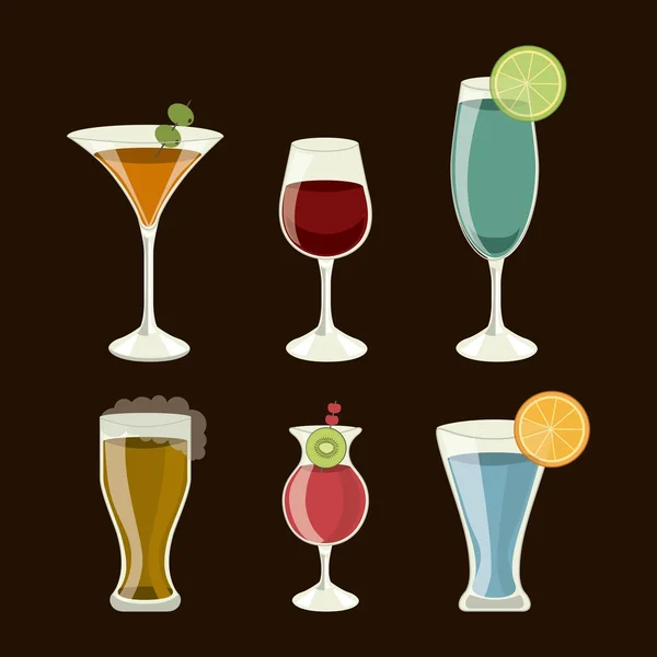 Σχεδιασμός ποτά — Διανυσματικό Αρχείο