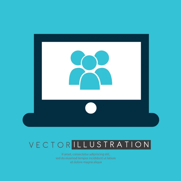 Diseño tecnológico — Vector de stock