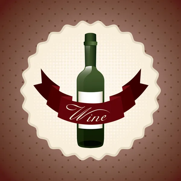 Diseño del vino — Vector de stock