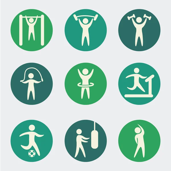 Diseño de fitness — Vector de stock