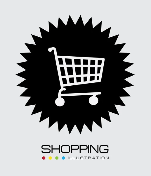 Diseño de compras — Vector de stock