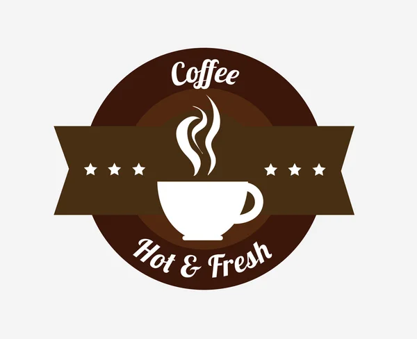 Kahve tasarım — Stok Vektör