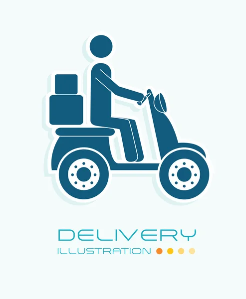 Delivery design — Stock Vector