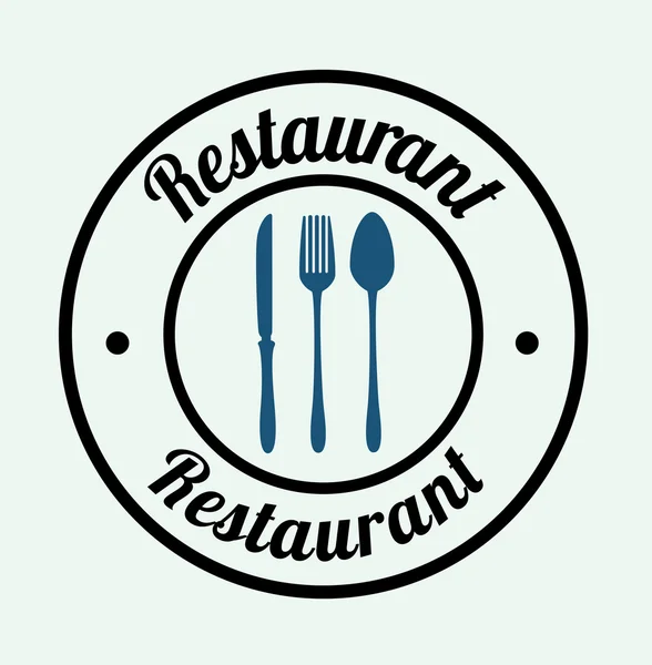 Diseño del restaurante — Vector de stock