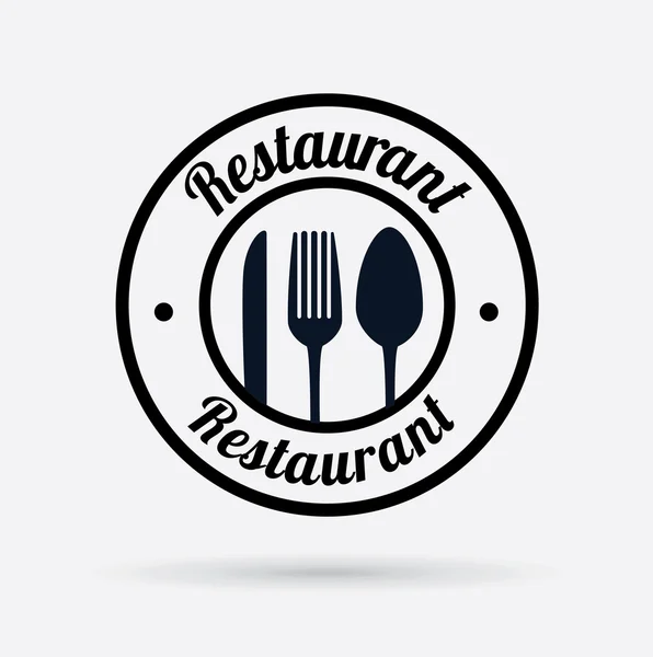 Restaurace design — Stockový vektor