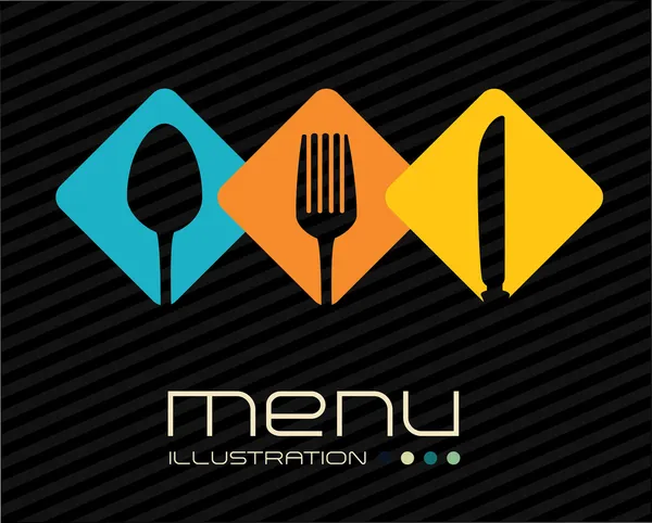 Diseño del restaurante — Vector de stock