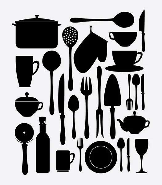 Conception de cuisine — Image vectorielle