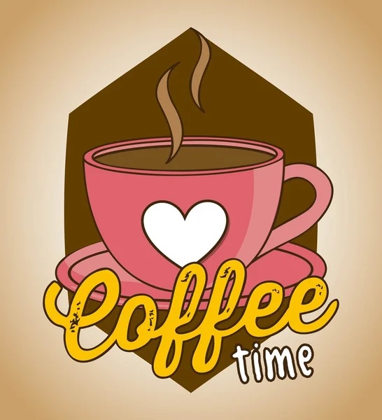 Diseño de café — Vector de stock