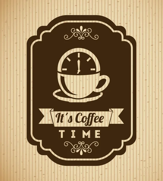 Diseño de café — Vector de stock