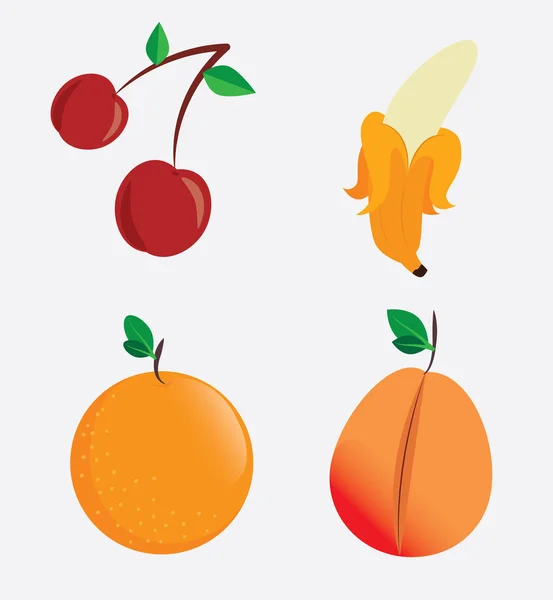 Vruchten ontwerp — Stockvector