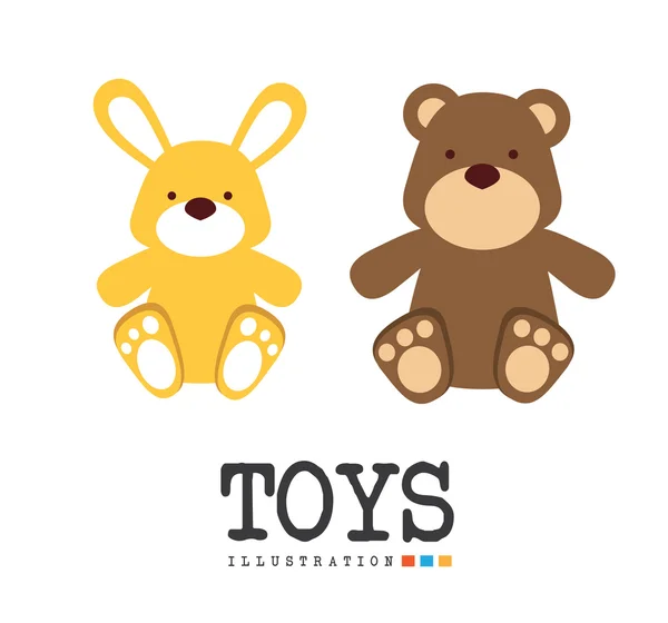Diseño de juguetes — Vector de stock