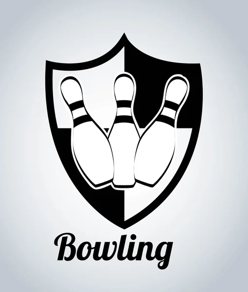 Design bowling — Vettoriale Stock