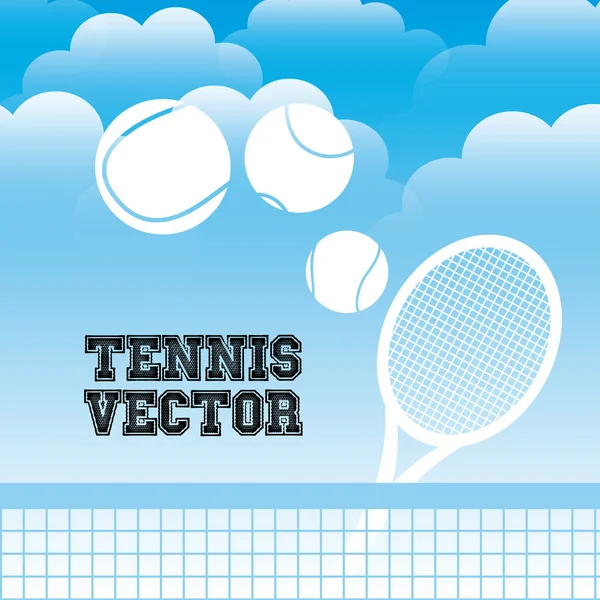 Tennis-Design — Stockvektor