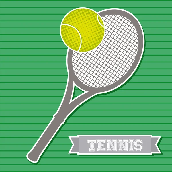 Tennis-Design — Stockvektor