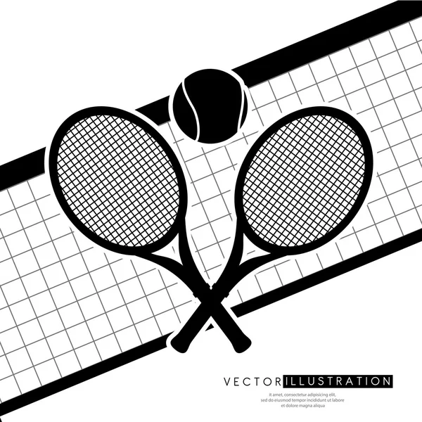 Tennis-Design — Stockvektor