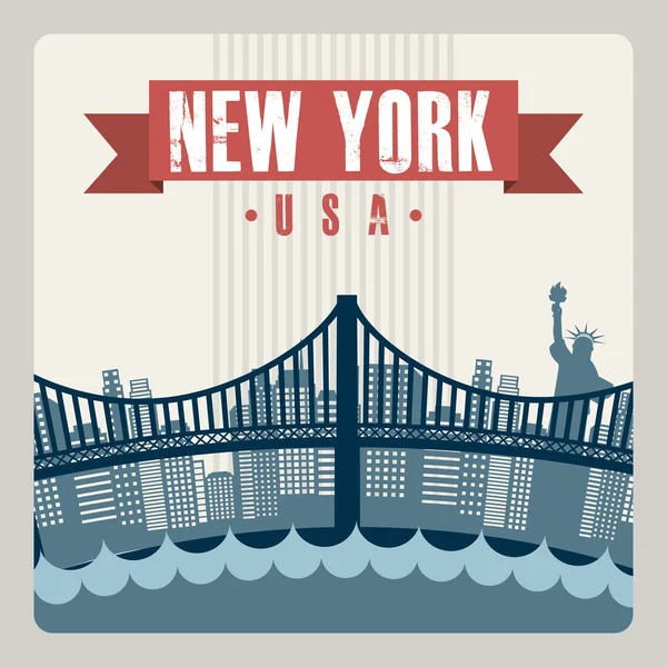 NYC design — Stock Vector