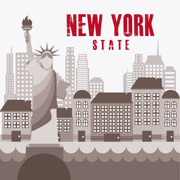 ニューヨークのデザイン — ストックベクタ