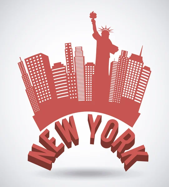 NYC ontwerp — Stockvector