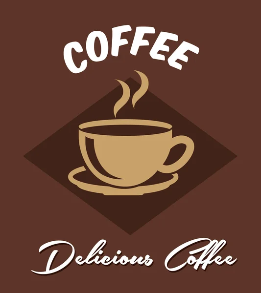 Design de café — Vetor de Stock