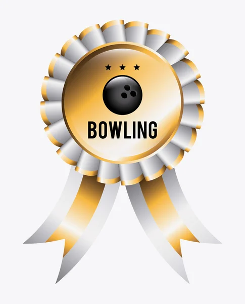 Bowling Design — Stockvektor