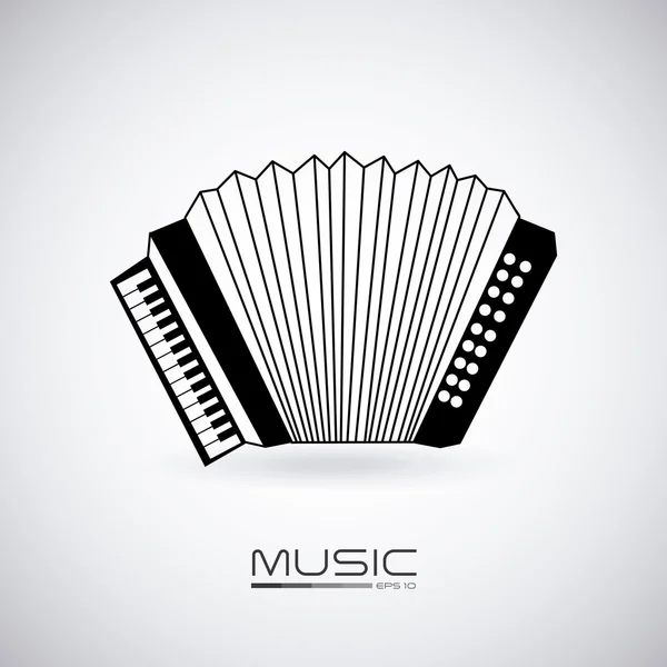 Diseño musical — Vector de stock