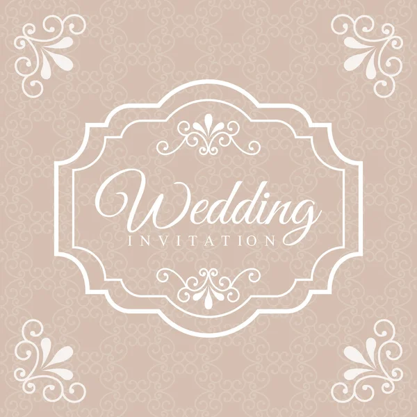 Bröllop design — Stock vektor