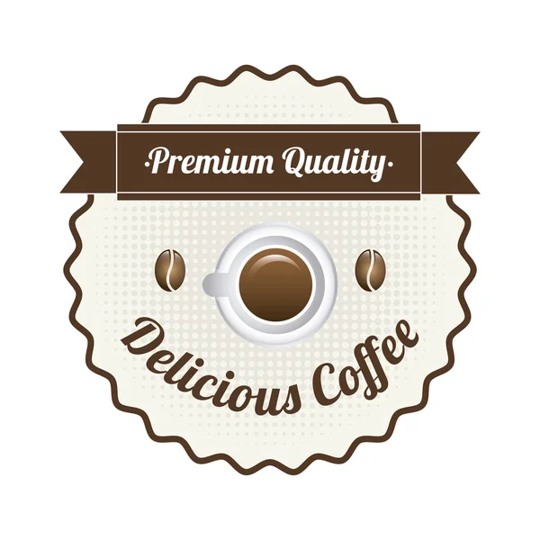 Diseño de café — Vector de stock