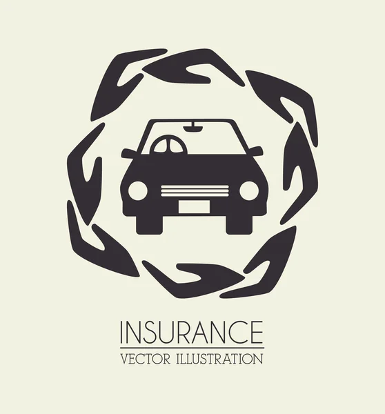 Conception d'assurance — Image vectorielle