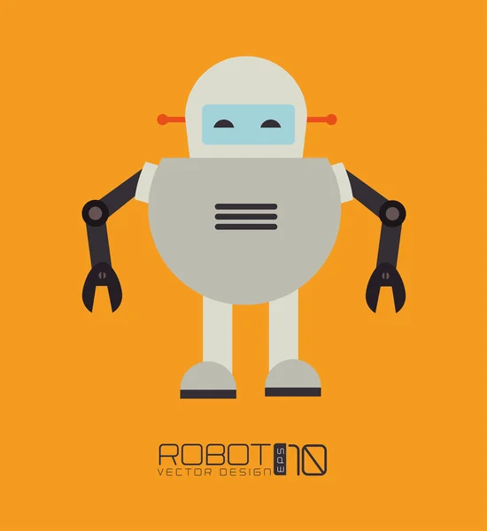 Diseño del robot — Vector de stock