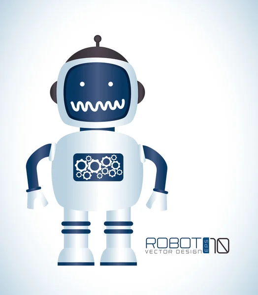 Diseño del robot — Vector de stock