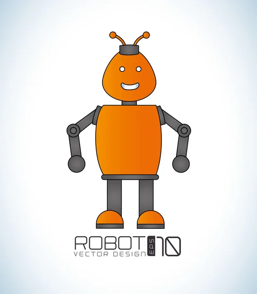 Diseño del robot — Vector de stock