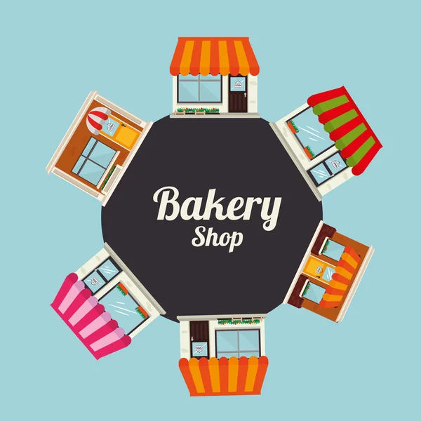 Diseño de panadería — Vector de stock