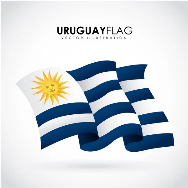 Projekt Urugwaju — Wektor stockowy