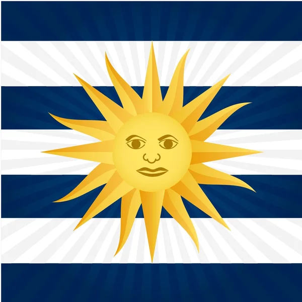 Uruguay diseño — Vector de stock