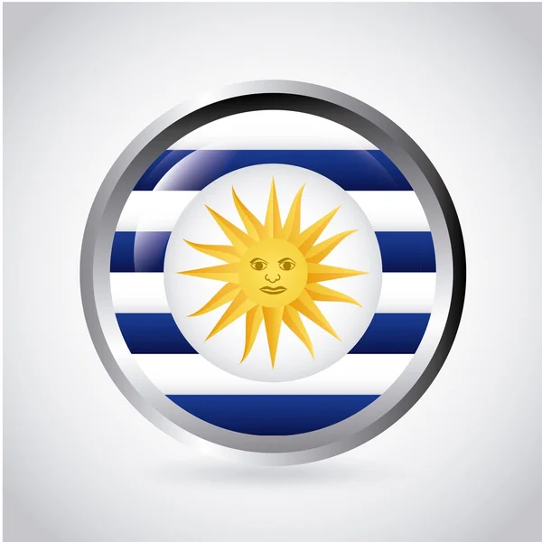 Uruguay diseño — Vector de stock