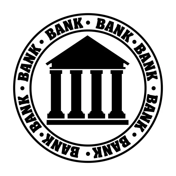 Desenho do banco — Vetor de Stock
