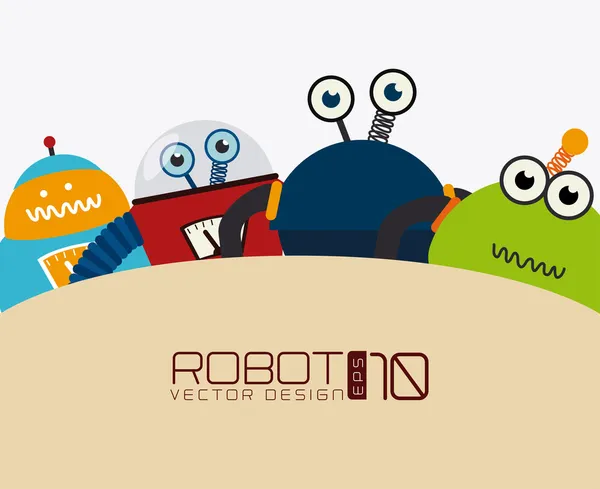 Design robota — Stockový vektor