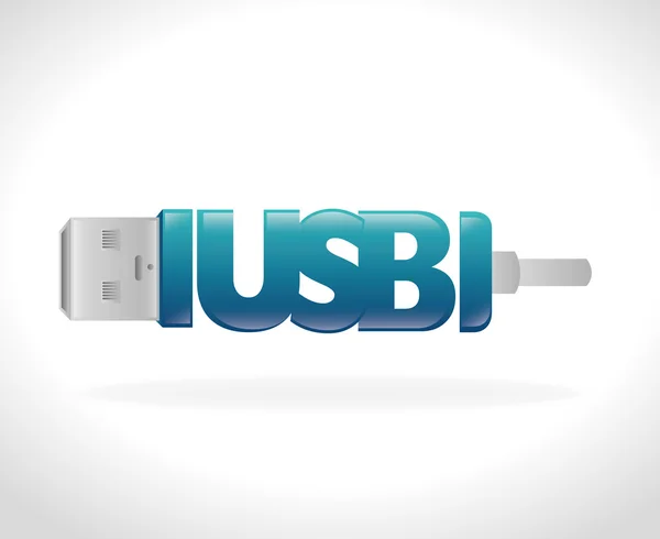USB design — Stockový vektor