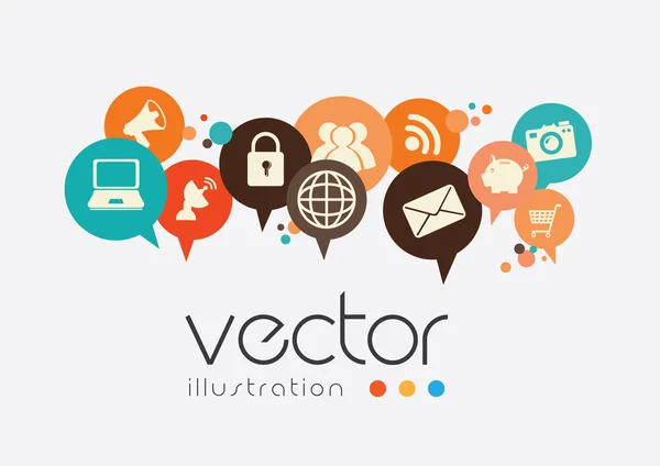 Design de tecnologia — Vetor de Stock