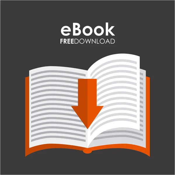 Design de ebook — Vetor de Stock