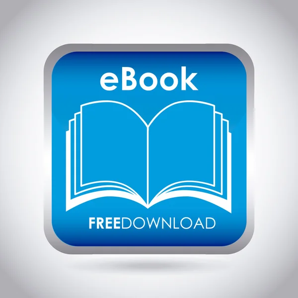 Disegno del ebook — Vettoriale Stock