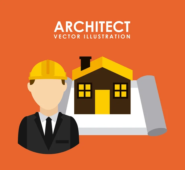 Diseño de construcción — Vector de stock