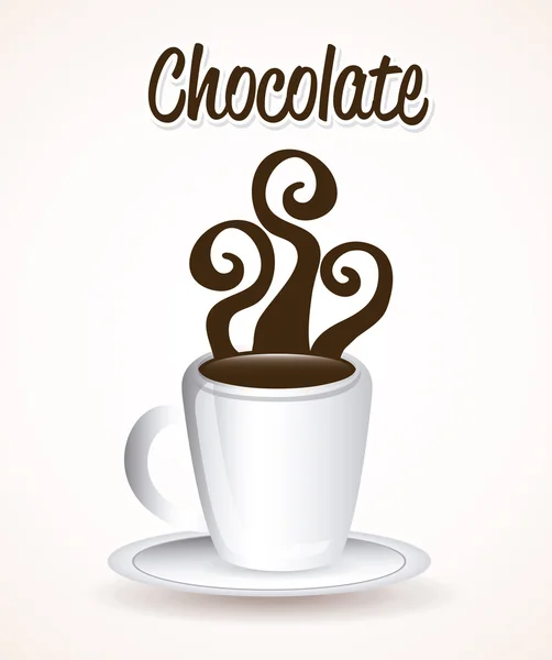 Chocolade ontwerp — Stockvector