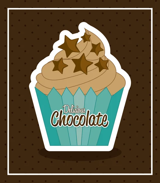 Design de chocolate —  Vetores de Stock