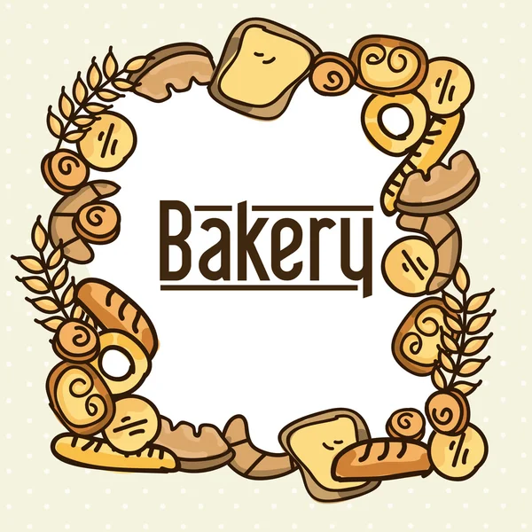 Bäckereidesign — Stockvektor