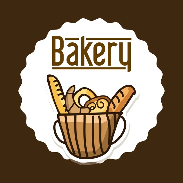 Bäckereidesign — Stockvektor