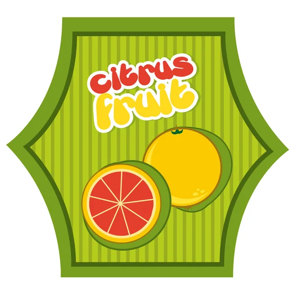 Diseño de frutas — Vector de stock