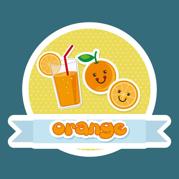 Diseño de frutas — Vector de stock